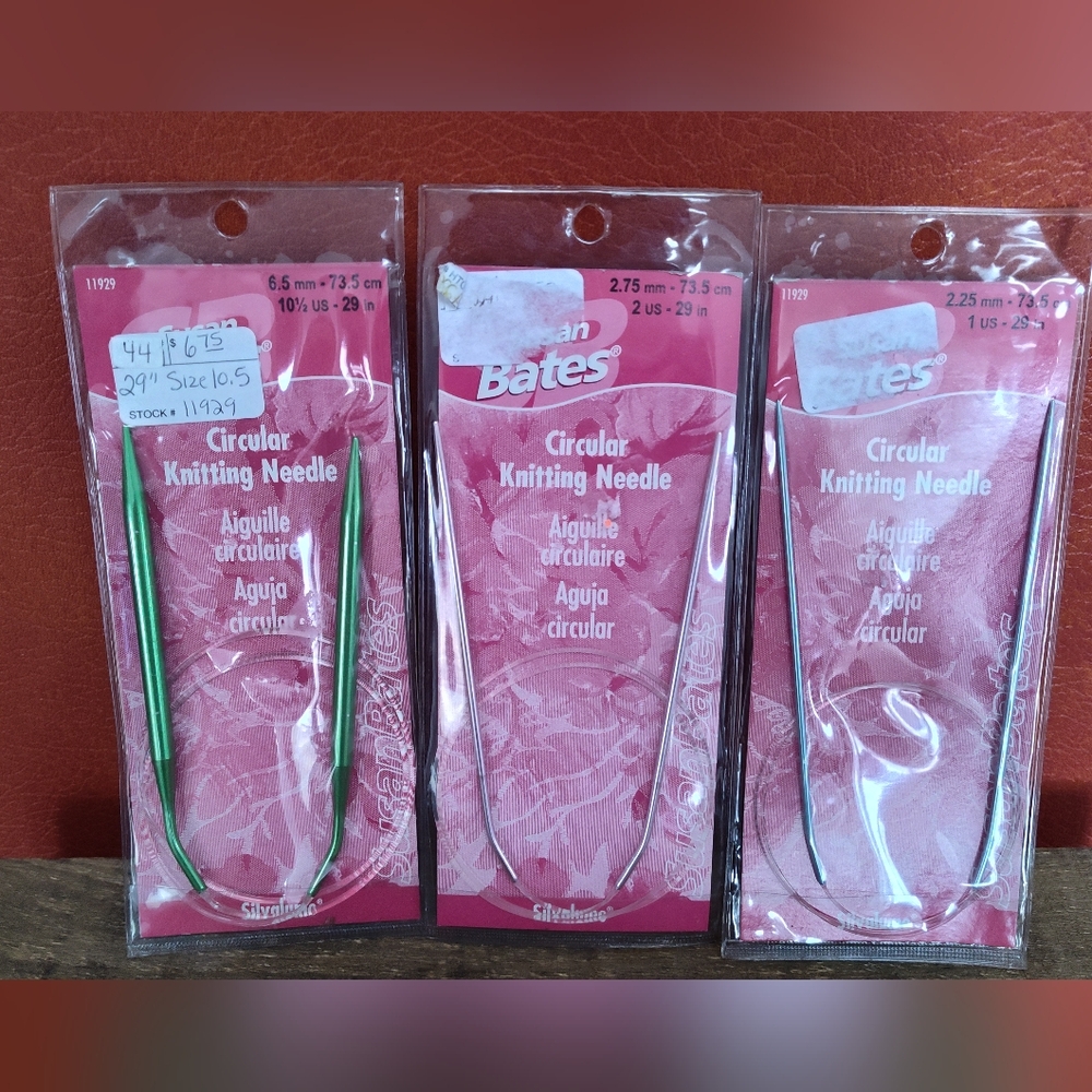 Bates Circular Knitting Needle - 3 Sizes